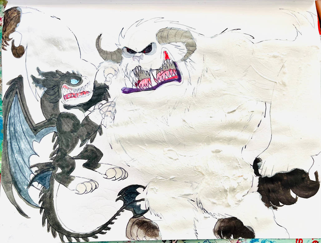 Thunder Vs Wampa by masonmdaythetrex on DeviantArt