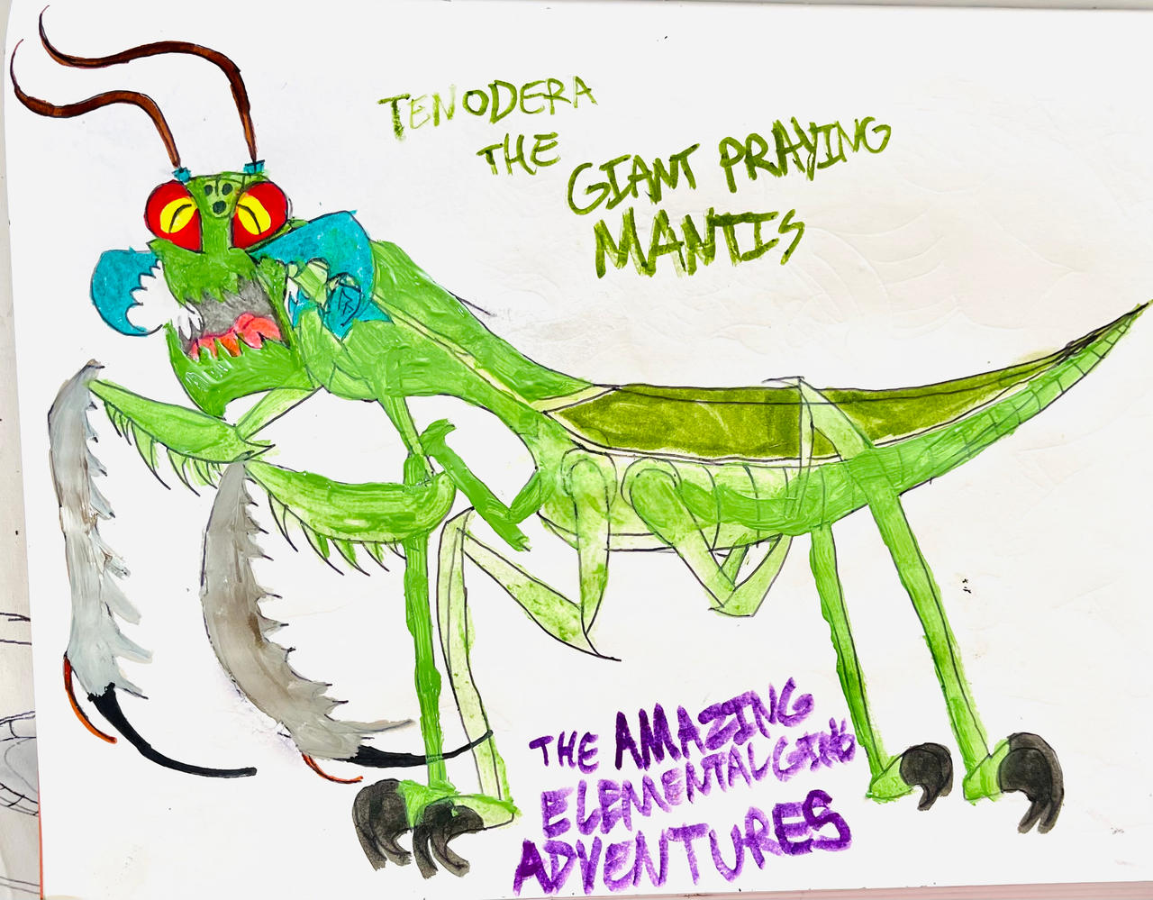 Mants Deviantart TENDERA THE GIANT PRAYING MANTIS by masonmdaythetrex on DeviantArt