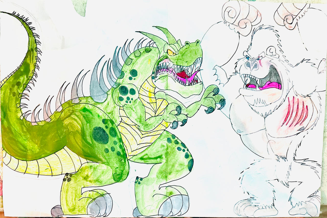 Metasaurus George VS Megasaurus Rex by masonmdaythetrex on DeviantArt