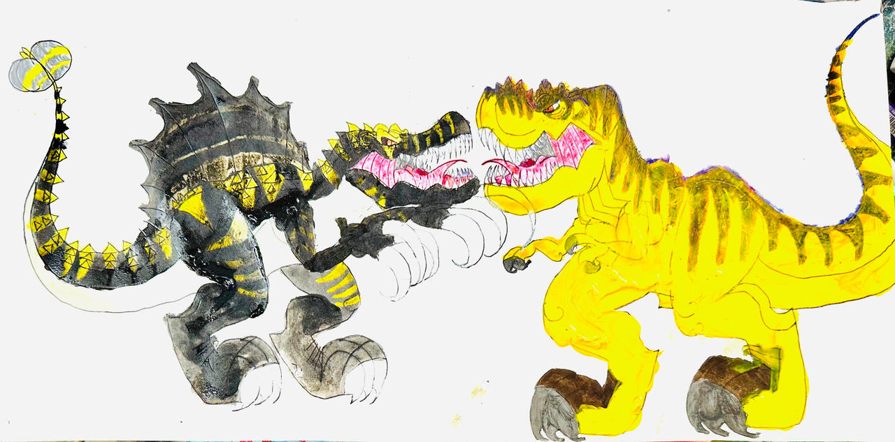 Sauron Vs Backshallosaurus by masonmdaythetrex on DeviantArt