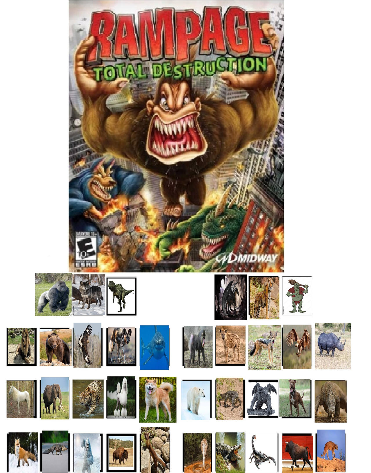 TOS: Mega Beasts Rampage Total Destruction Casts by masonmdaythetrex on ...