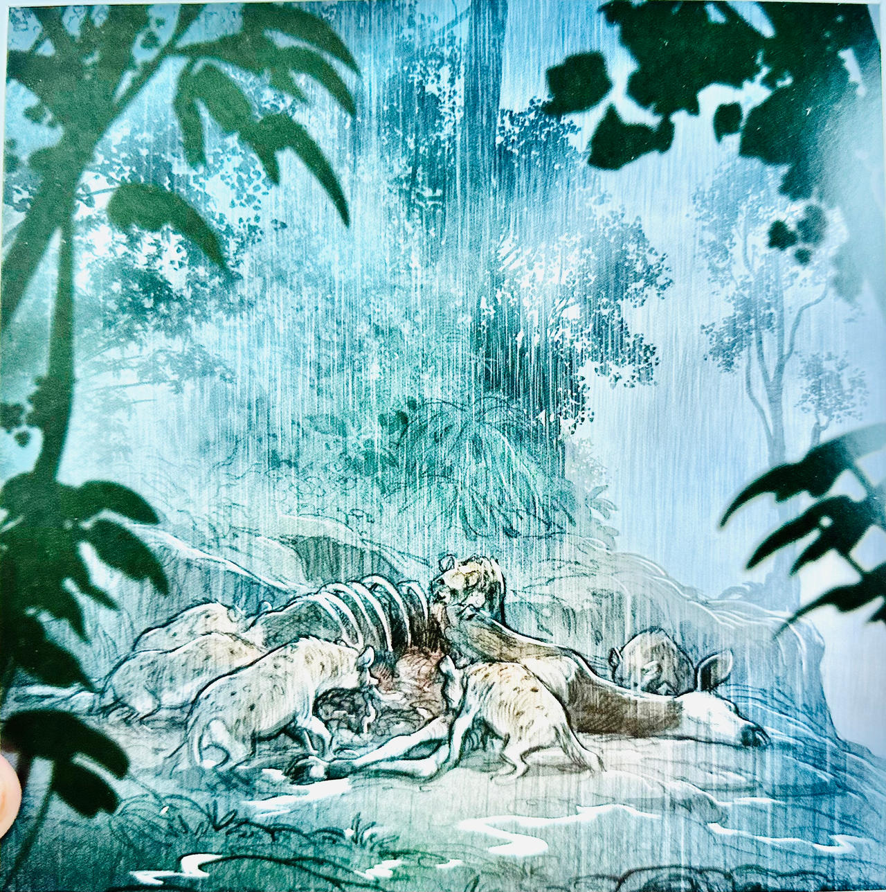 Spotted Hyenas Eating Okapi Carcass by masonmdaythetrex on DeviantArt