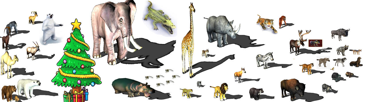 Zoo Tycoon 1 - Animals by 98bokaj on DeviantArt