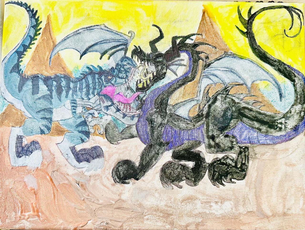Grumpy Vs Maleficent Dragon Form by masonmdaythetrex on DeviantArt
