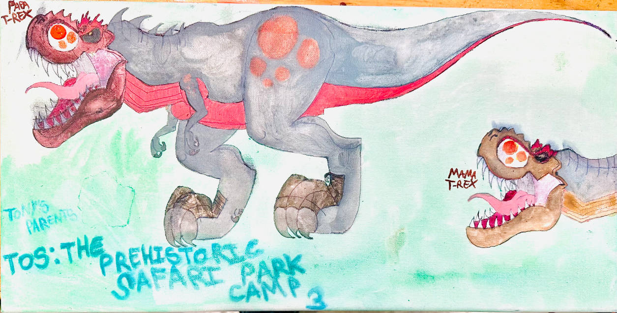 Mama Rex Mama T-Rex And Papa T-Rex by masonmdaythetrex on DeviantArt