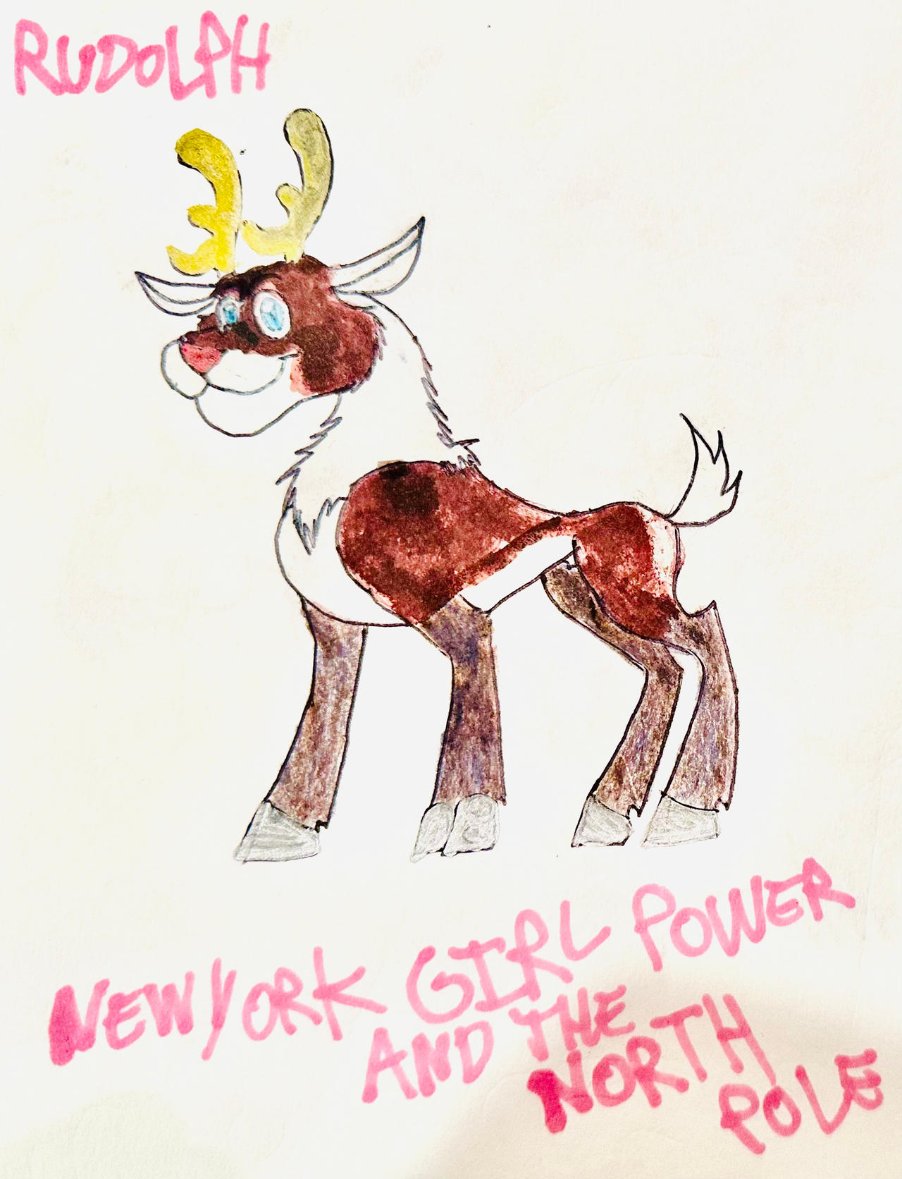 Fallout Deer Nine Rudolph RUDOLPH by masonmdaythetrex on DeviantArt