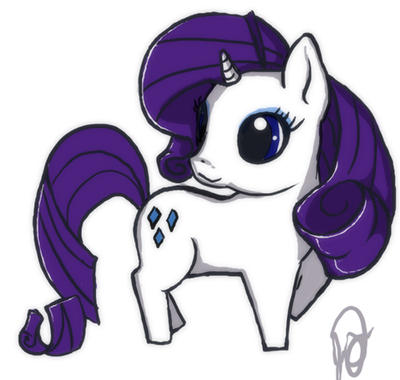 Chibi Rarity by Jijipoid on DeviantArt