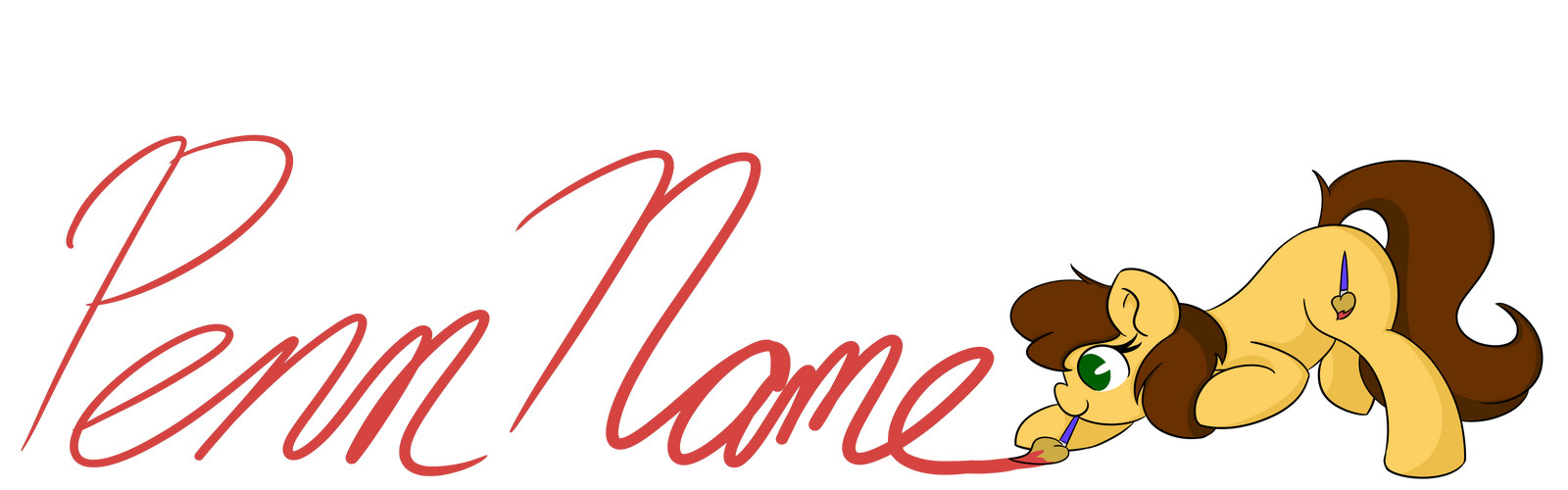 Penn Name Penn Name Banner by PennName on DeviantArt