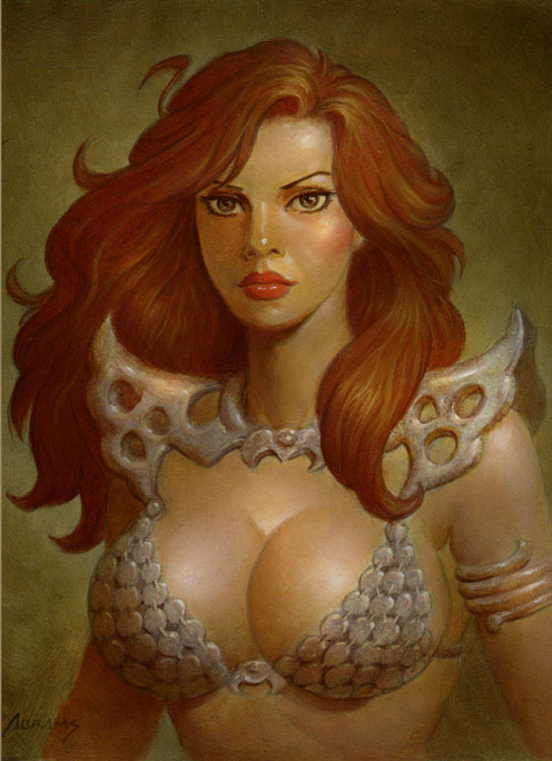 Red Sonja portrait commission