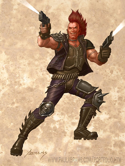 shadowrun; male; elf; punk ganger, mohawk  Shadowrun, Cyberpunk rpg, Sci  fi character art