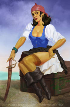 Piratessa Painting