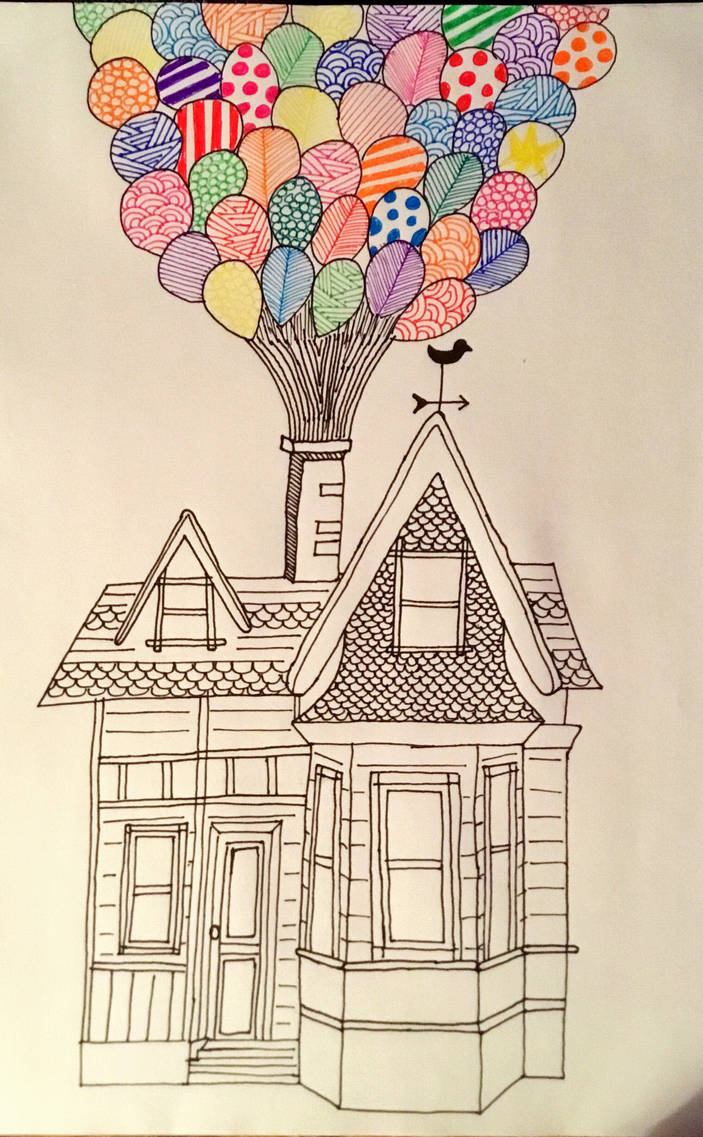 Disney UP House By Ditzeee22 On DeviantArt