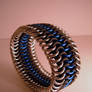 Blue and Steel Stretch Cuff