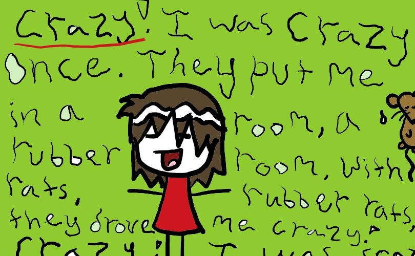 Crazy? I was crazy once by SilverTheSolver on DeviantArt
