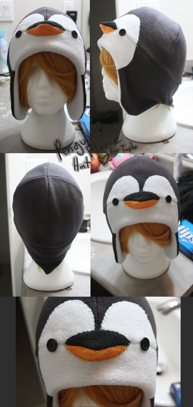 +FleeceHat:Gift+ Penguin Hat for Tophe.