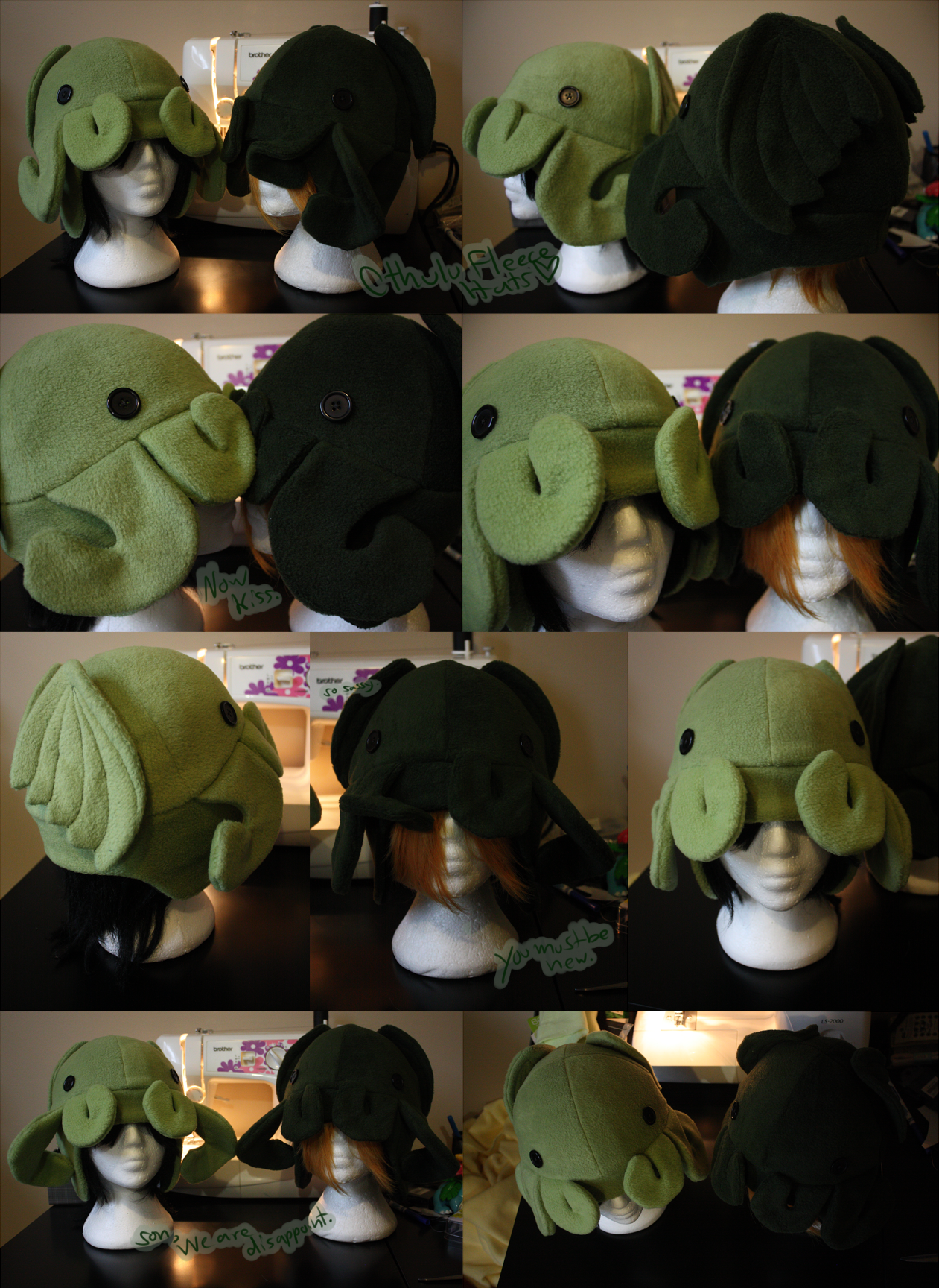 +FleeceHat:Custom+ Cthulu Hats!