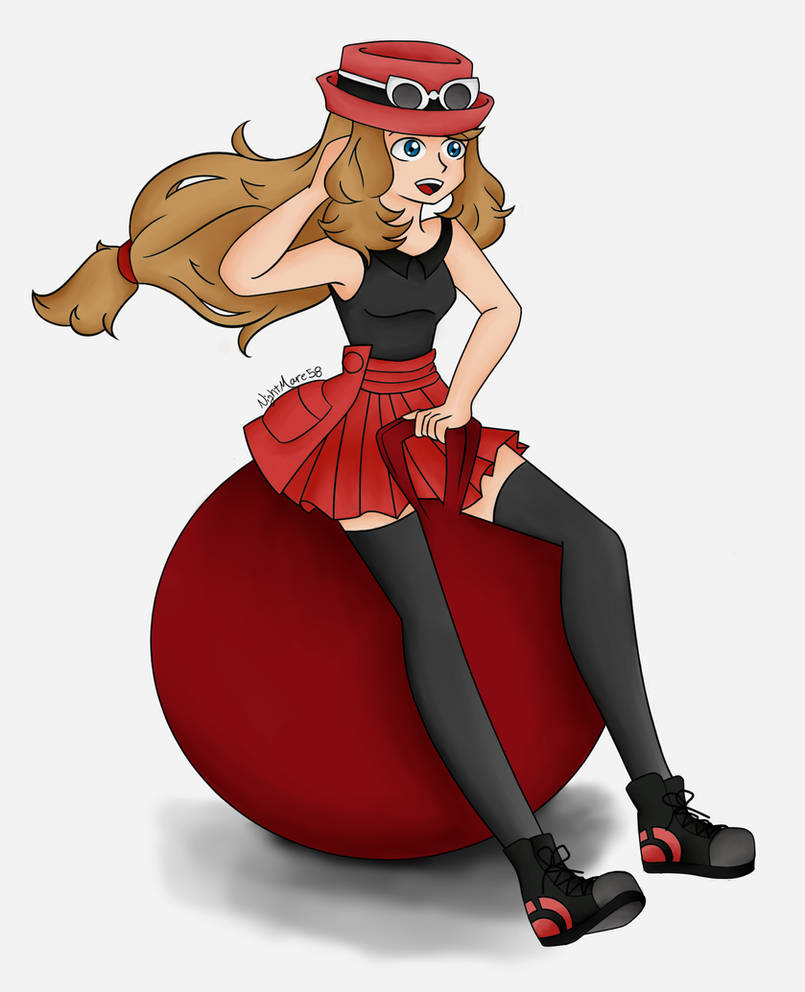 Serena On a Hopper Ball by NIGHTMARE58 on DeviantArt