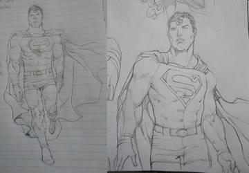 Superman - Prelim Drawings