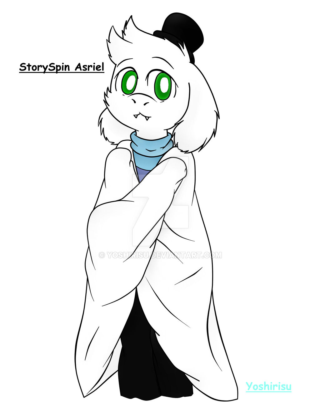 StorySpin Asriel (Asrieltale edition- Napstablock) by Yoshirisu on ...