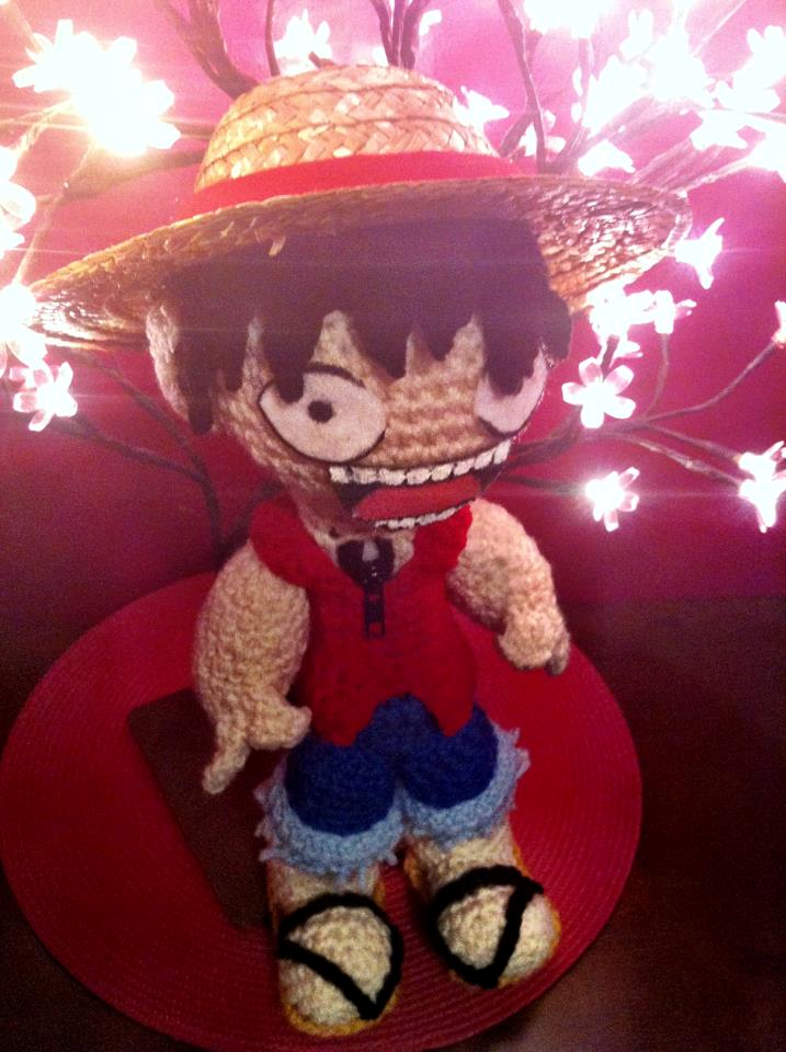 Monkey D. Luffy Amigurumi