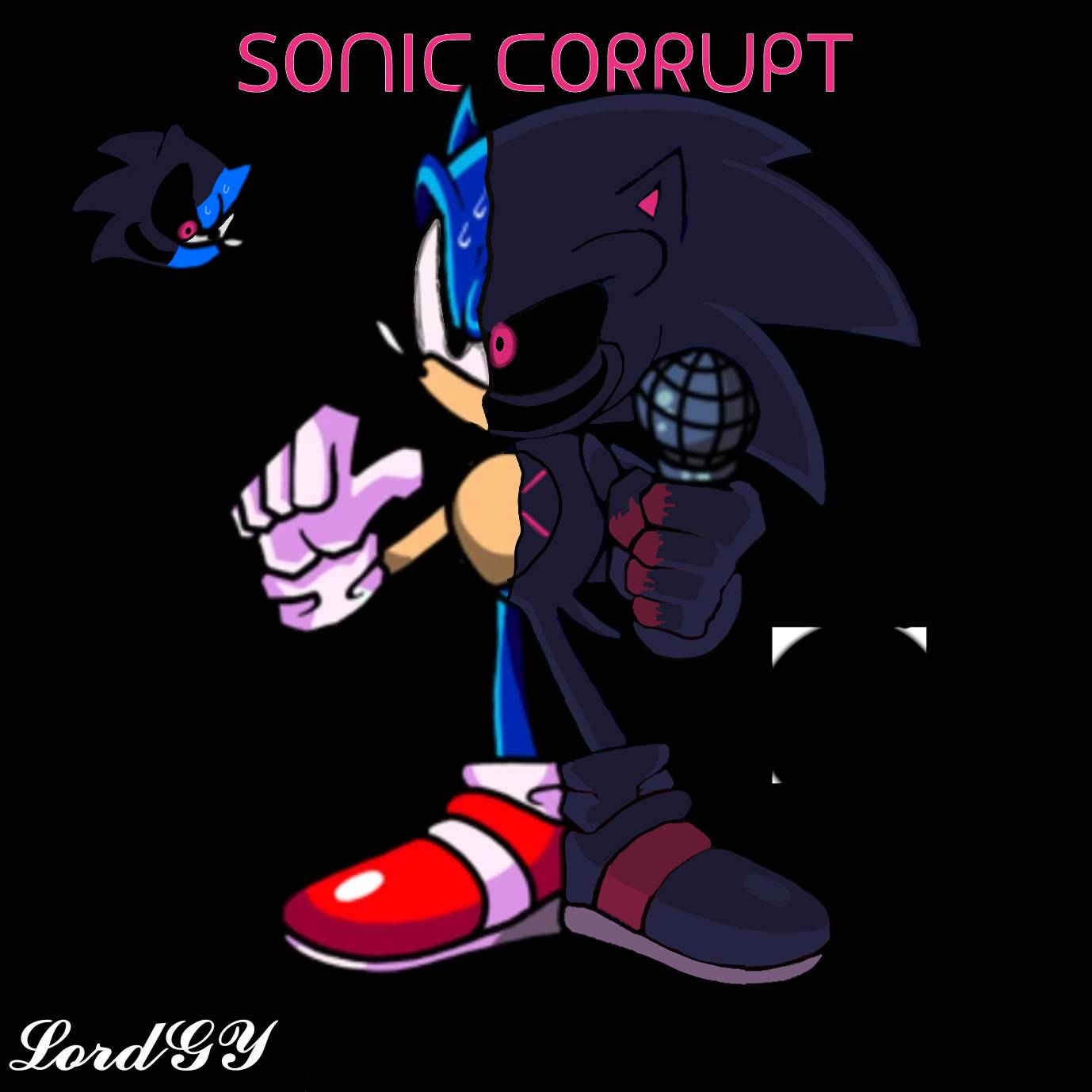 Corrupted Sonic FNF