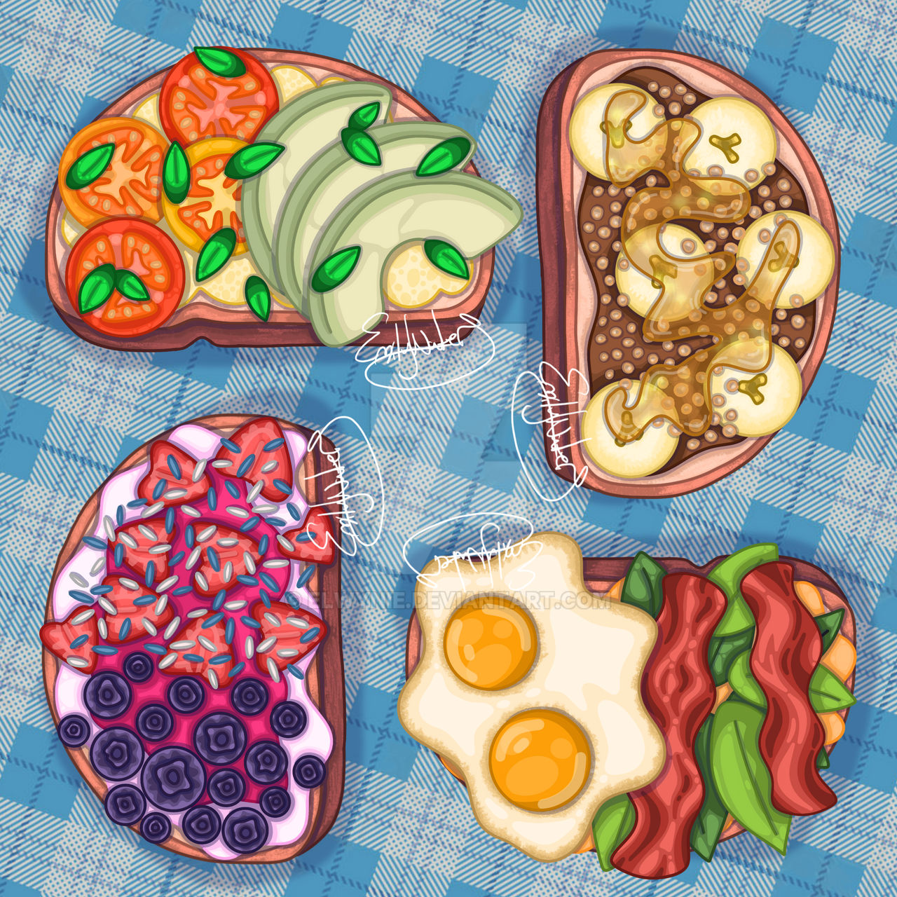 Toasties by Elwynie on DeviantArt