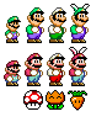 Super Mario Land 2 DX characters Super Mario World by MarioGamer644 on ...