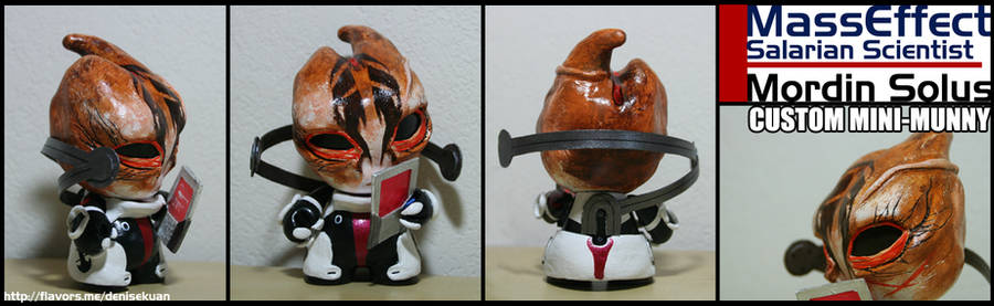 Mass Effect Mordin Solus mini-Munny by zeemenace