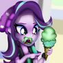 Starlight Glimmer eating ice cream
