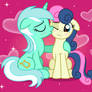 Lyra and Bon Bon Valentine's Day