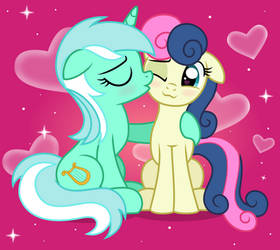 Lyra and Bon Bon Valentine's Day