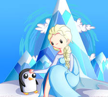 elsa adventure time style