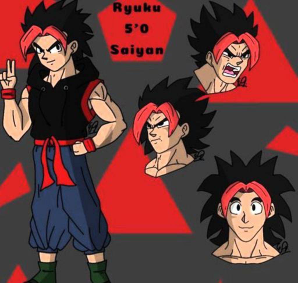 Ryuku the saiyan by thatonesaiyan22 on DeviantArt