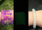 Solar UV glow in the dark bead bracelet by HomeschoolLadybug