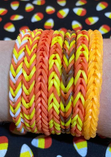 Halloween - Thanksgiving Rubber Band Bracelets by