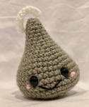 Handmade Crochet Amigurumi Chocolate Kiss Plush! by HomeschoolLadybug