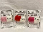 Handmade Crochet Amigurumi Chill Pills! by HomeschoolLadybug