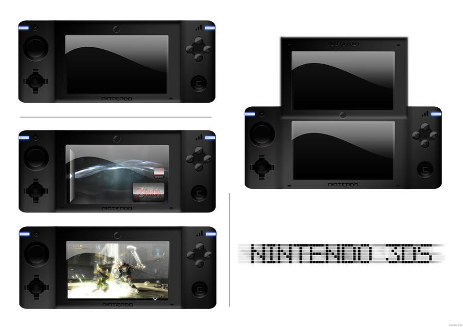 3ds First Design Nintendo 3DS Concept 1 by Vischal-Fex on DeviantArt