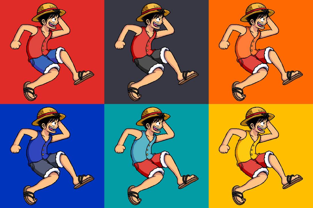 Colors Rivals Luffy Alt Colors - Rivals of Aether Workshop Mod by Zyphyris on DeviantArt