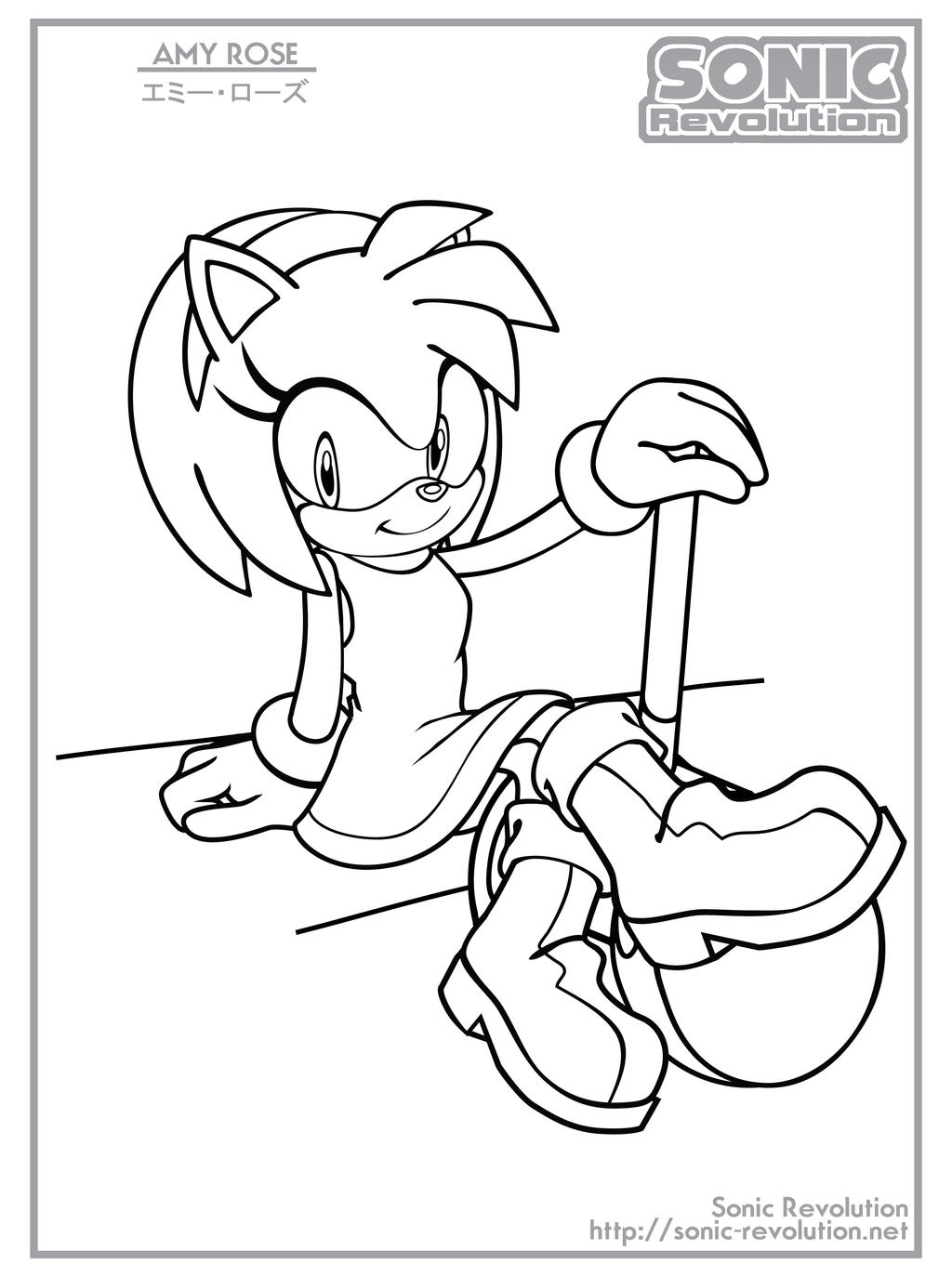 Amy Colouring Page