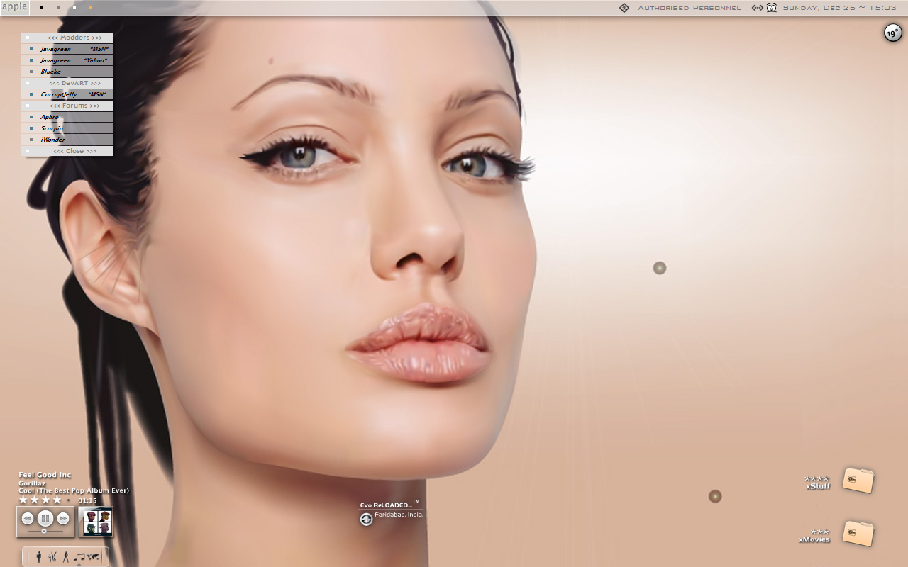 Angelina V : Desktop