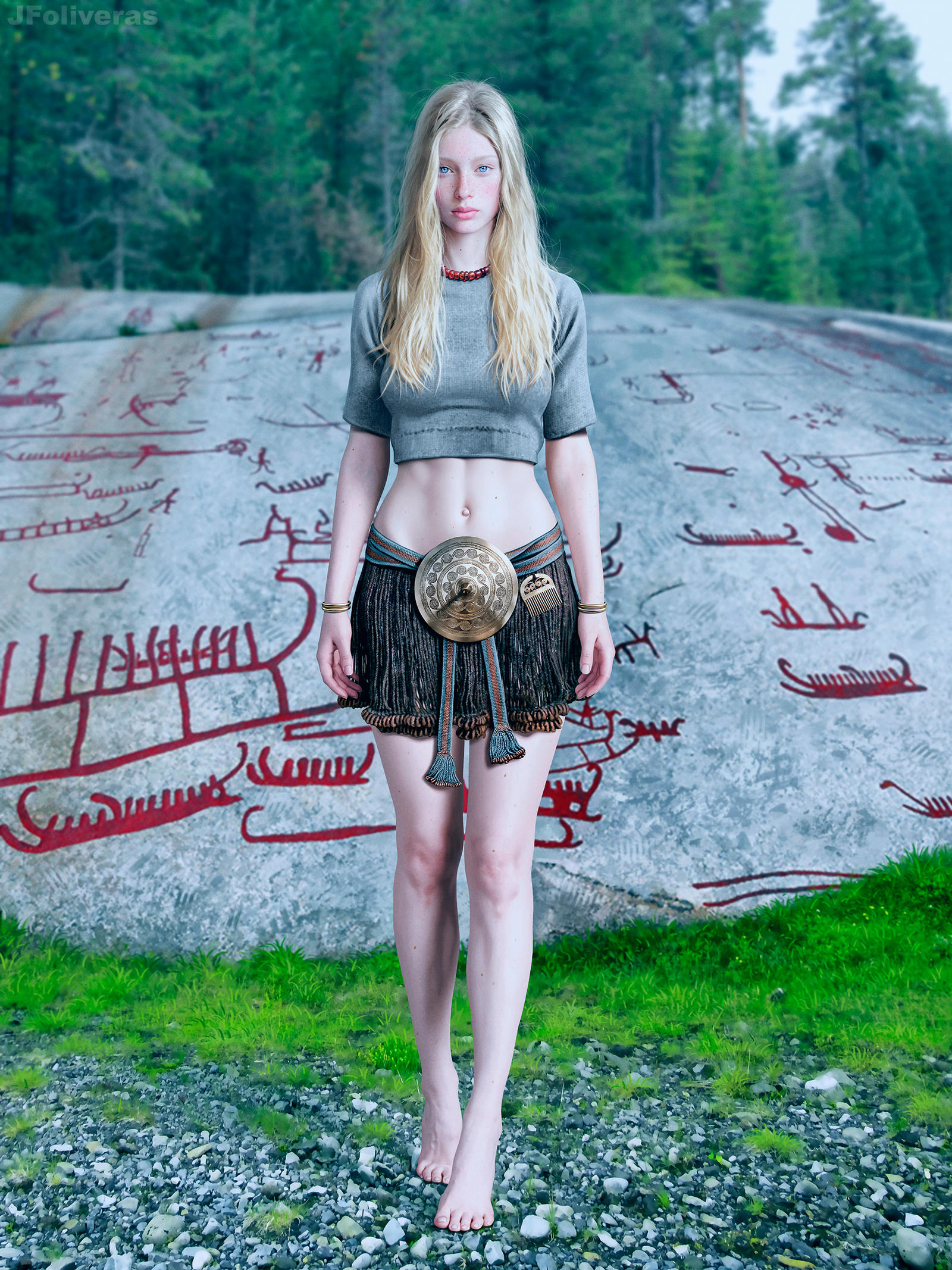 Nordic Bronze Age girl by JFoliveras on DeviantArt