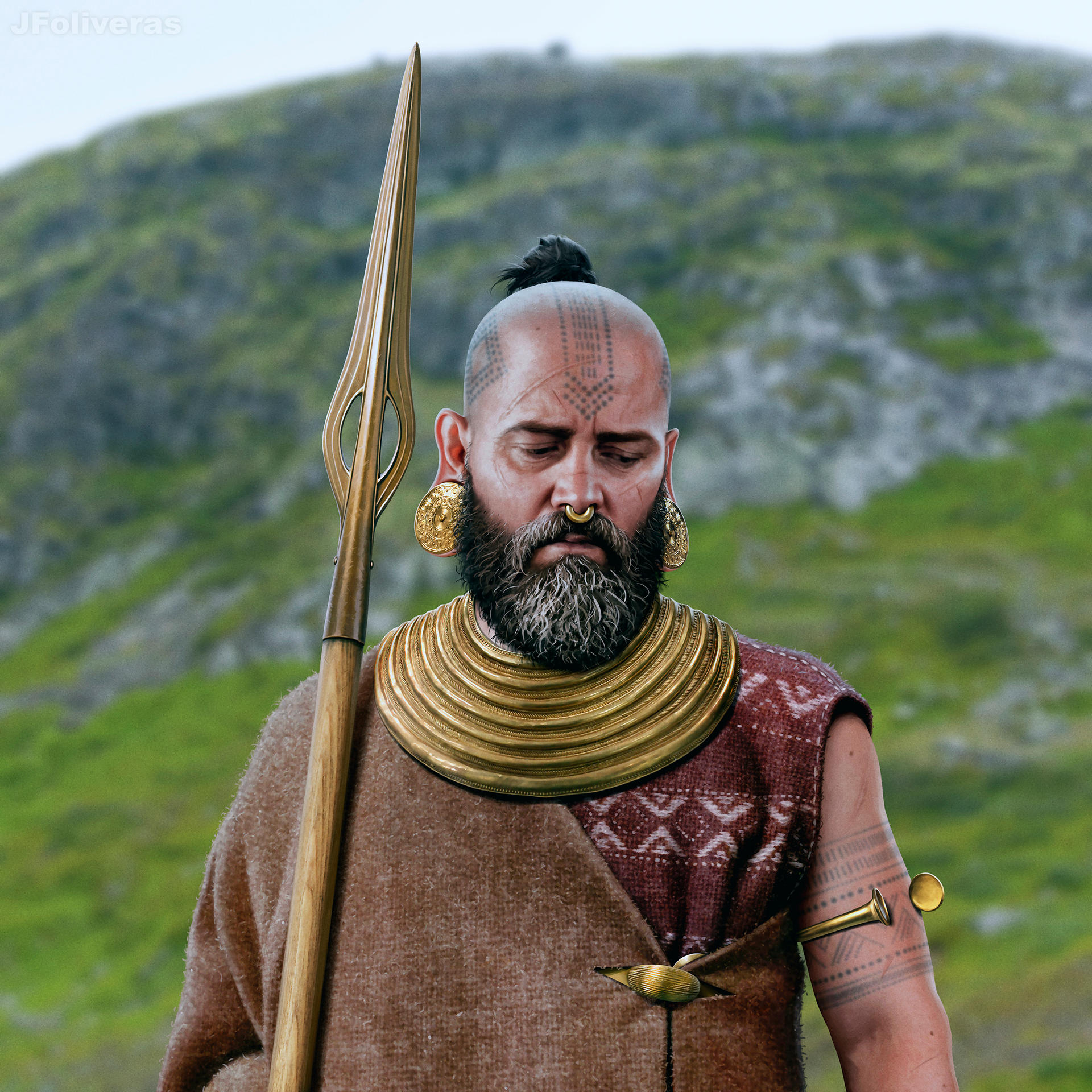 Irish Bronze Age chieftain by JFoliveras on DeviantArt