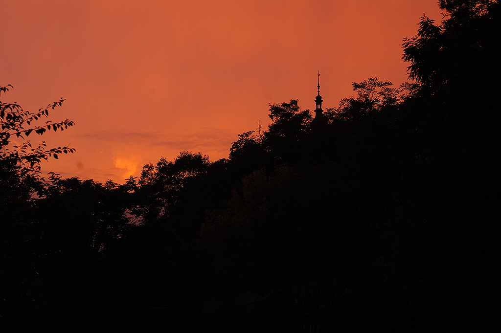 Sunset in Prague