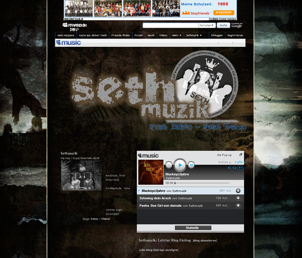 Myspace Layout 3 by InspirationGFX on DeviantArt