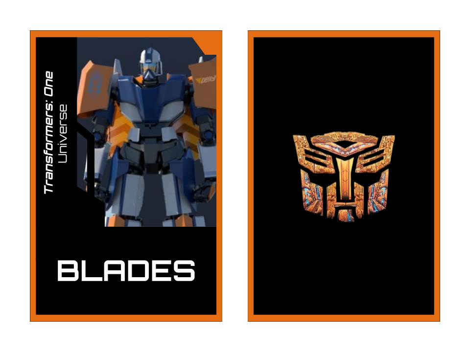 Formffactor Blade Card Blades (TF: One) | TFMultiversal Cards by DefinitelyKevin on DeviantArt