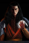 Feanor with silmaril by steamey