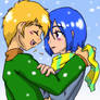 Digimon02 - Takeken winter cuddle