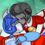 TF - Optimus Prime x Starscream sudden kiss