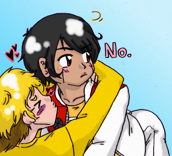 TF - humanized!Bumblebee x Starscream No.